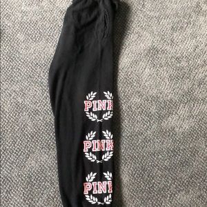 Pink sweatpants, size xs
